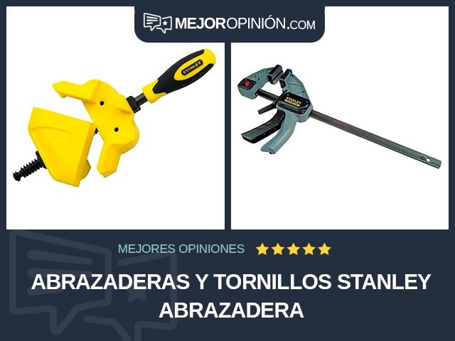 Abrazaderas y tornillos STANLEY Abrazadera