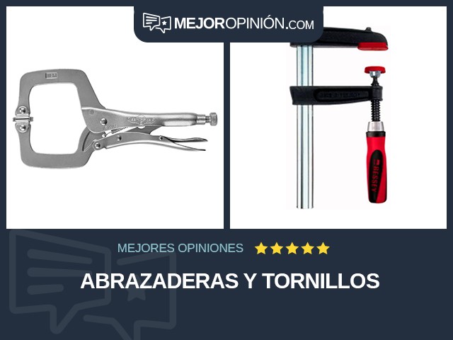 Abrazaderas y tornillos