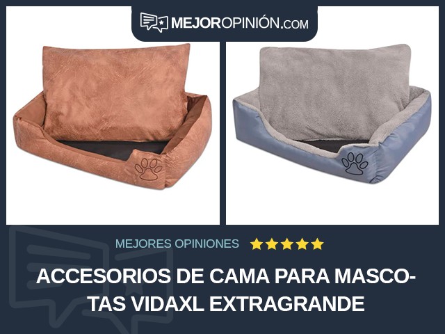 Accesorios de cama para mascotas vidaXL Extragrande