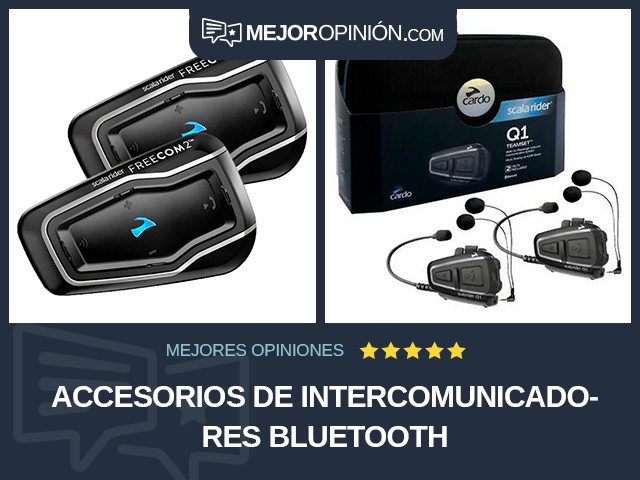 Accesorios de intercomunicadores Bluetooth