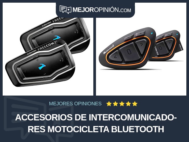 Accesorios de intercomunicadores Motocicleta Bluetooth