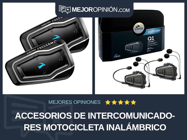 Accesorios de intercomunicadores Motocicleta Inalámbrico