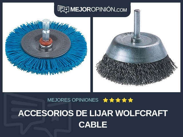 Accesorios de lijar Wolfcraft Cable
