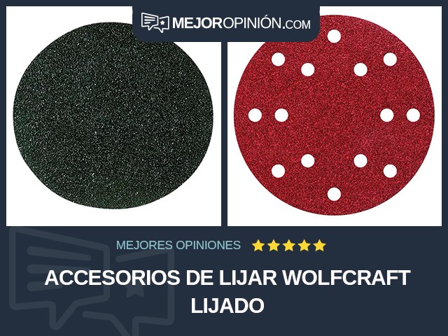 Accesorios de lijar Wolfcraft Lijado