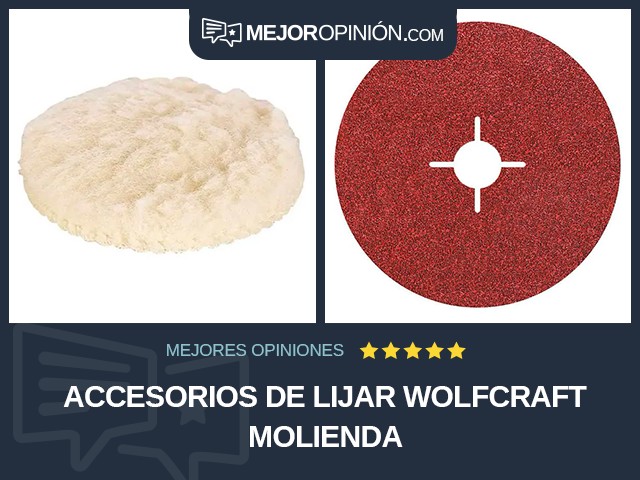 Accesorios de lijar Wolfcraft Molienda