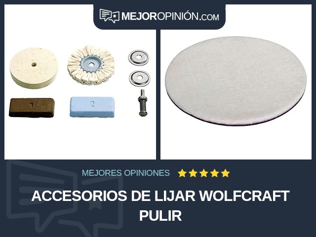 Accesorios de lijar Wolfcraft Pulir