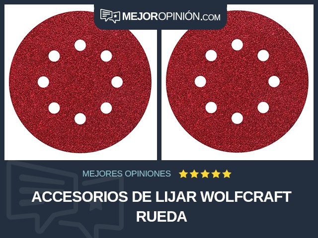 Accesorios de lijar Wolfcraft Rueda