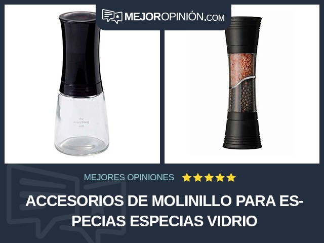 Accesorios de molinillo para especias Especias Vidrio