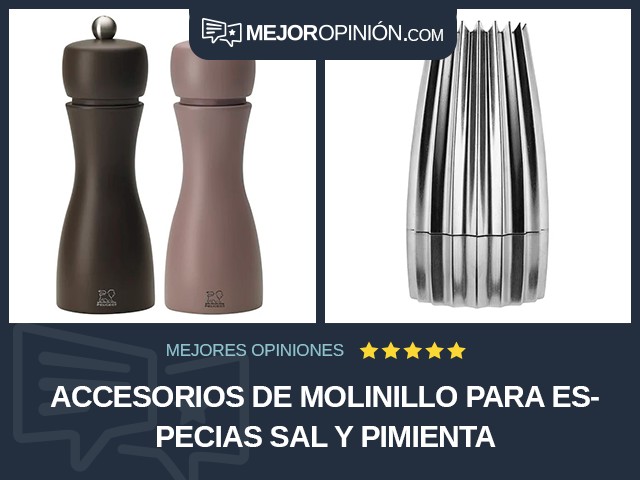 Accesorios de molinillo para especias Sal y pimienta