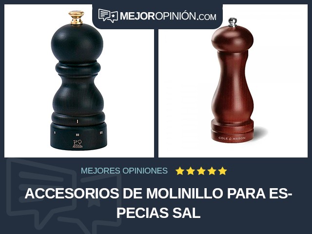 Accesorios de molinillo para especias Sal