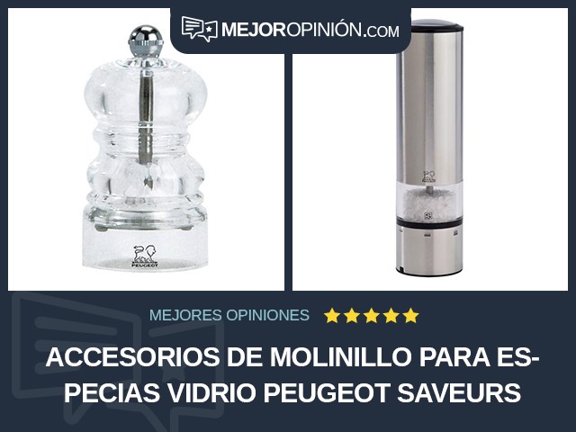 Accesorios de molinillo para especias Vidrio peugeot saveurs