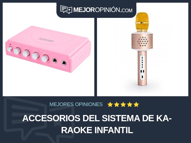 Accesorios del sistema de karaoke Infantil