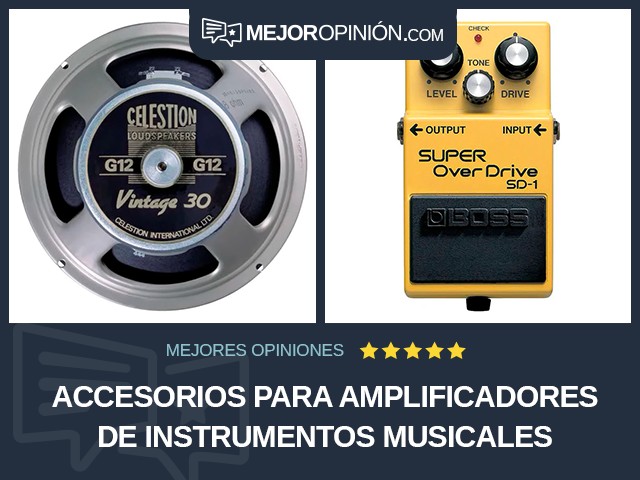 Accesorios para amplificadores de instrumentos musicales