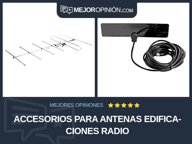 Accesorios para antenas Edificaciones Radio