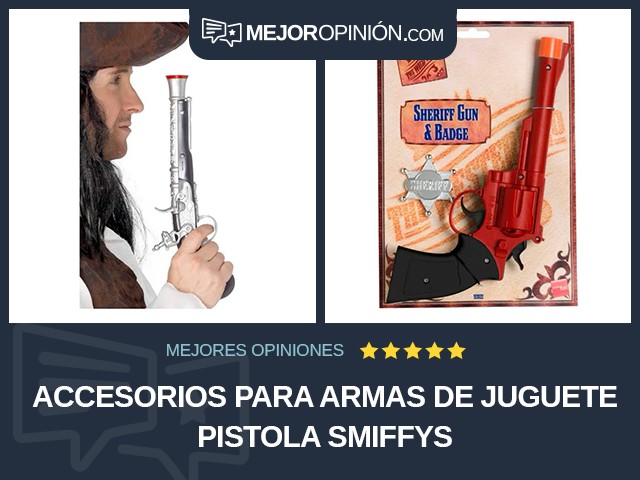 Accesorios para armas de juguete Pistola Smiffys