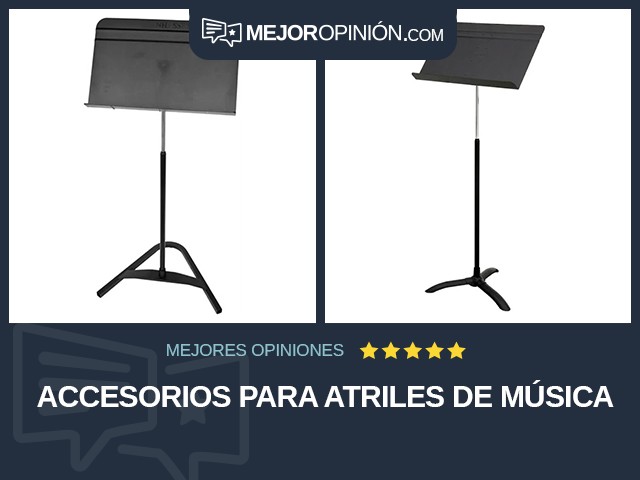 Accesorios para atriles de música