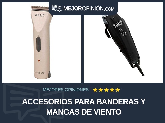 Accesorios para banderas y mangas de viento