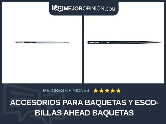 Accesorios para baquetas y escobillas AHEAD Baquetas