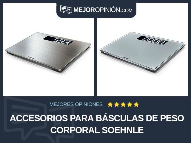 Accesorios para básculas de peso corporal Soehnle