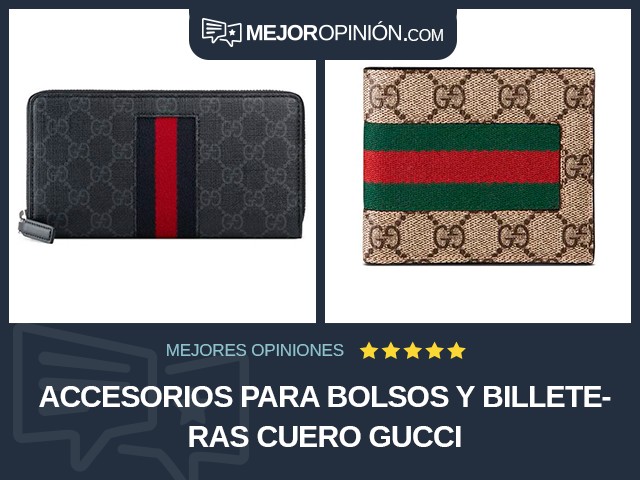 Accesorios para bolsos y billeteras Cuero Gucci