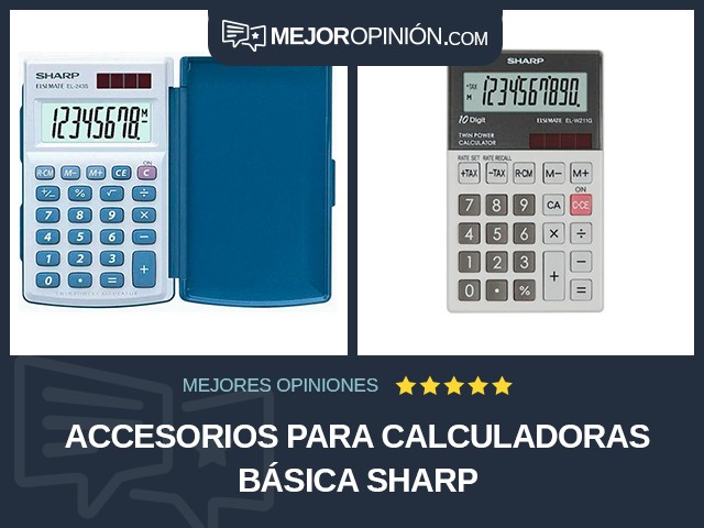 Accesorios para calculadoras Básica Sharp