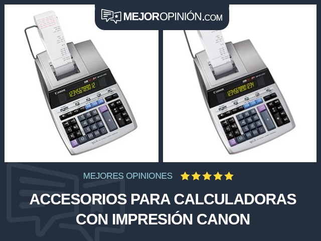 Accesorios para calculadoras Con impresión Canon
