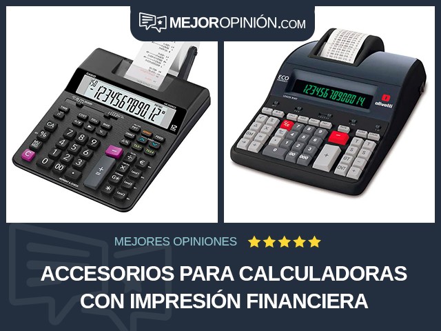 Accesorios para calculadoras Con impresión Financiera