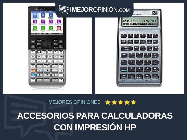 Accesorios para calculadoras Con impresión HP