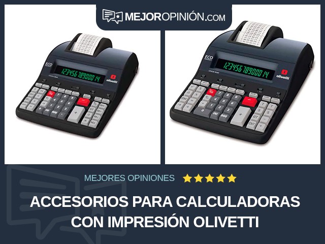 Accesorios para calculadoras Con impresión Olivetti