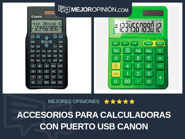 Accesorios para calculadoras Con puerto USB Canon