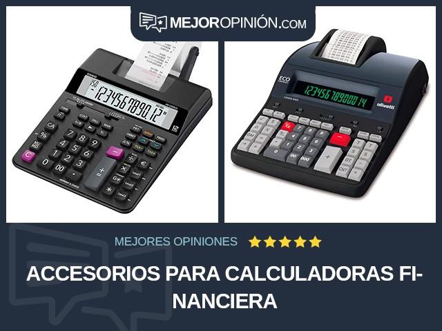 Accesorios para calculadoras Financiera