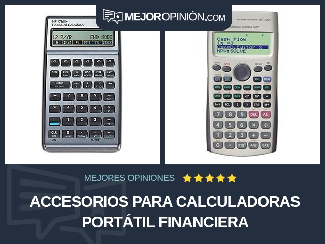 Accesorios para calculadoras Portátil Financiera