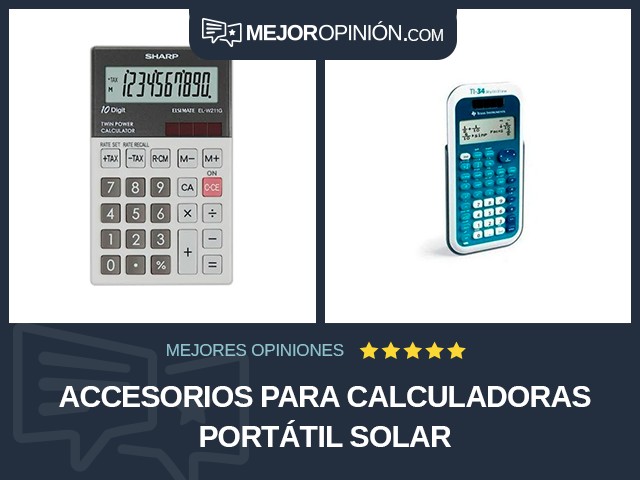 Accesorios para calculadoras Portátil Solar