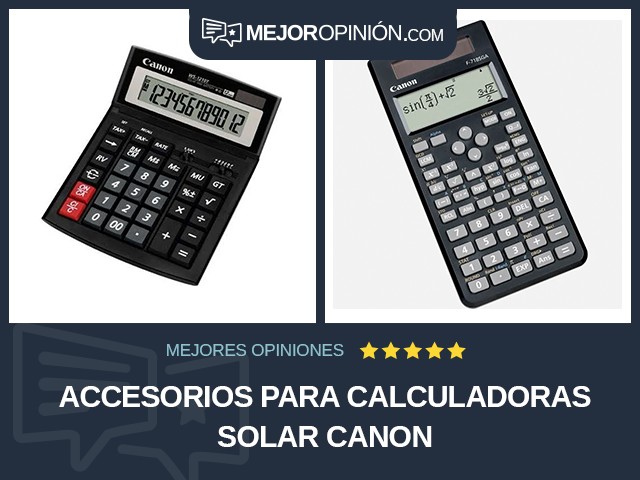 Accesorios para calculadoras Solar Canon