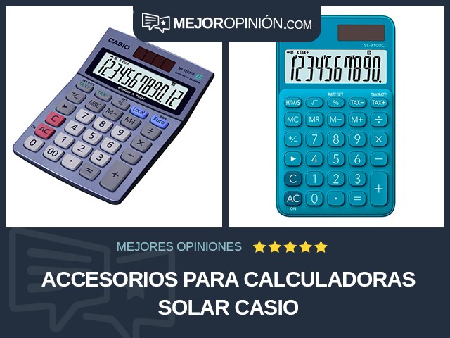 Accesorios para calculadoras Solar Casio