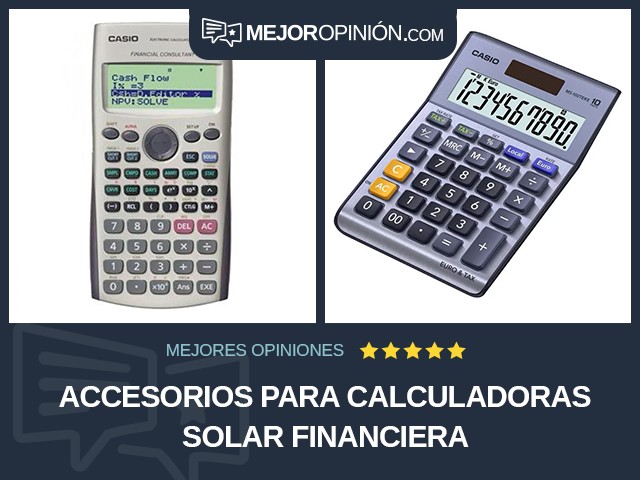 Accesorios para calculadoras Solar Financiera