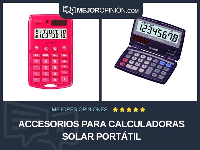 Accesorios para calculadoras Solar Portátil