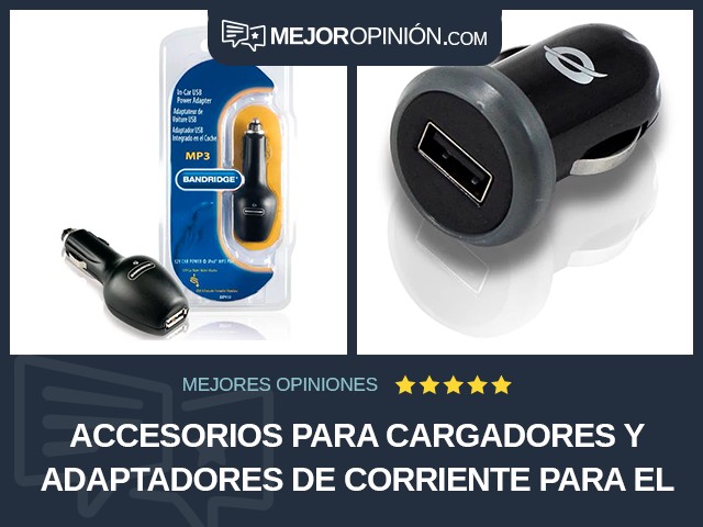 Accesorios para cargadores y adaptadores de corriente Para el coche Reproductor MP3