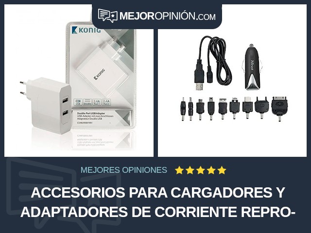 Accesorios para cargadores y adaptadores de corriente Reproductor MP3