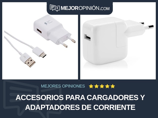 Accesorios para cargadores y adaptadores de corriente