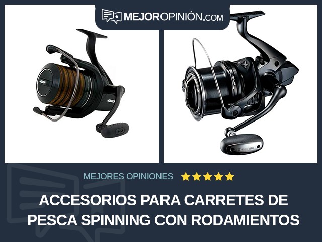 Accesorios para carretes de pesca Spinning Con rodamientos de bolas