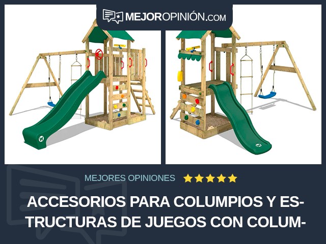 Accesorios para columpios y estructuras de juegos Con columpio Madera