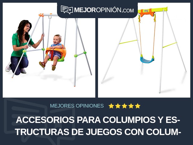 Accesorios para columpios y estructuras de juegos Con columpio Metal