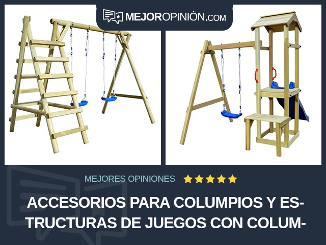 Accesorios para columpios y estructuras de juegos Con columpio vidaXL