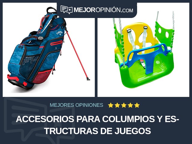 Accesorios para columpios y estructuras de juegos