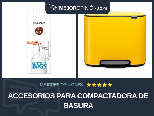 Accesorios para compactadora de basura