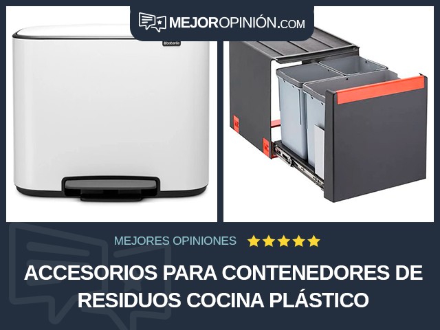Accesorios para contenedores de residuos Cocina Plástico
