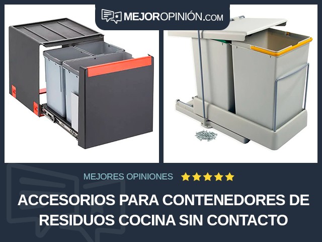 Accesorios para contenedores de residuos Cocina Sin contacto