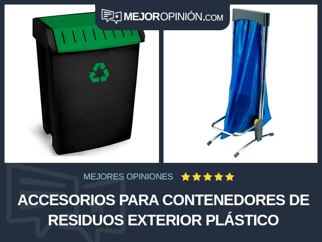 Accesorios para contenedores de residuos Exterior Plástico