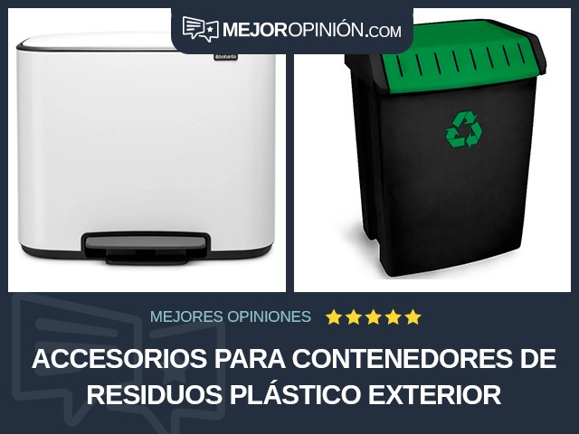 Accesorios para contenedores de residuos Plástico Exterior